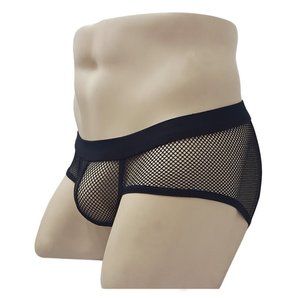 🍑3/$30 Brand new Sexy Black Mesh brief